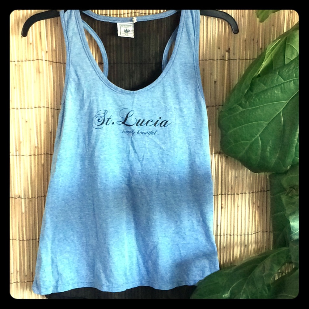 Brand New St. Lucia Racerback